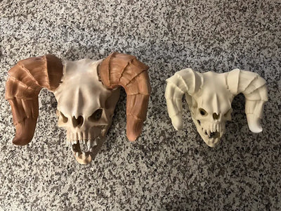 Deathclaw Skull - Integrated Wall Hanger - 2 Sizes 3D printed — Schnapps Caps Australia