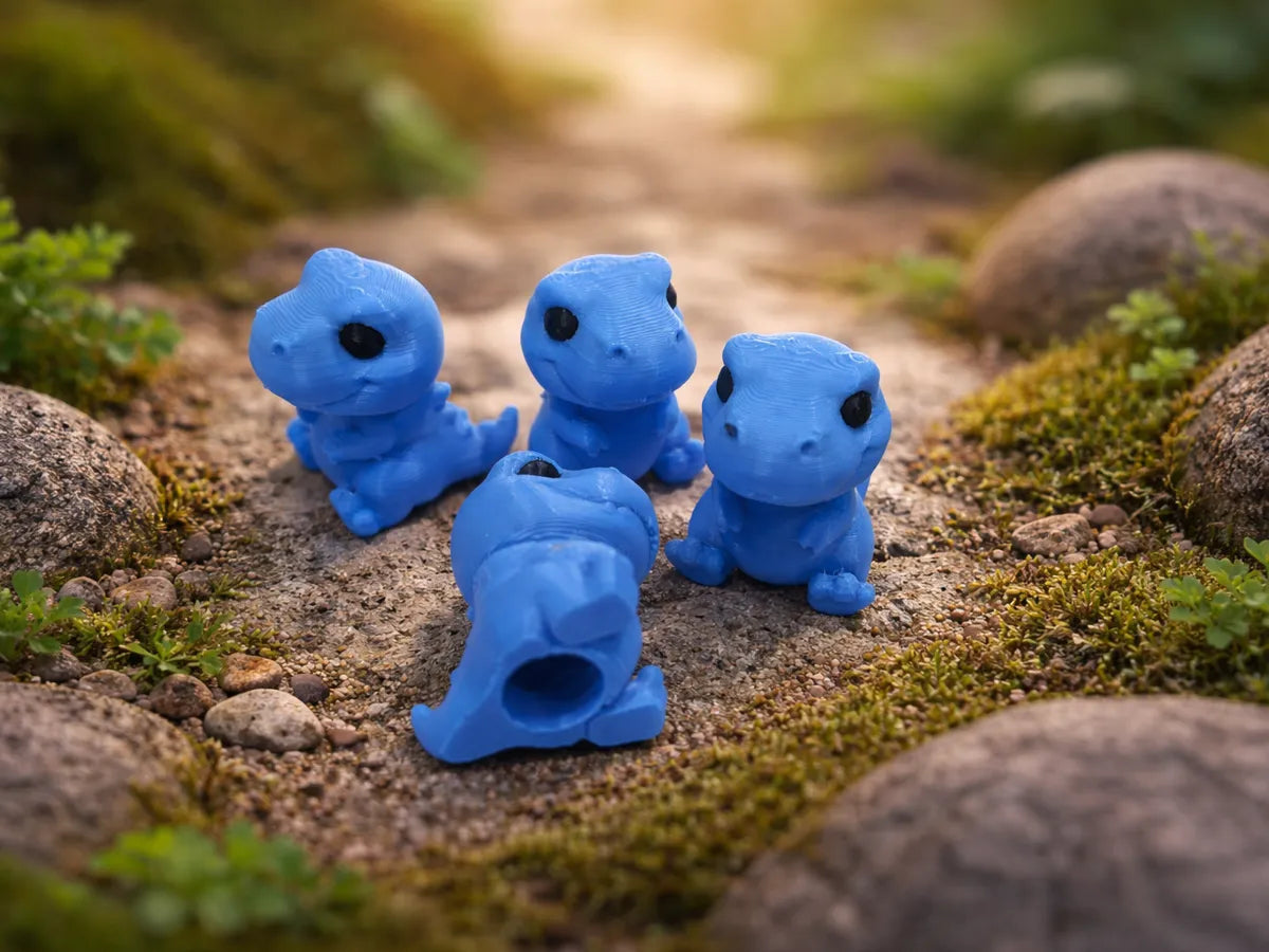 Dino Tyre Valve Caps 3D printed — Schnapps Caps Australia