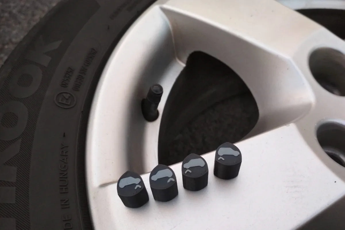 Tire marker valve caps 3D printed — Schnapps Caps Australia