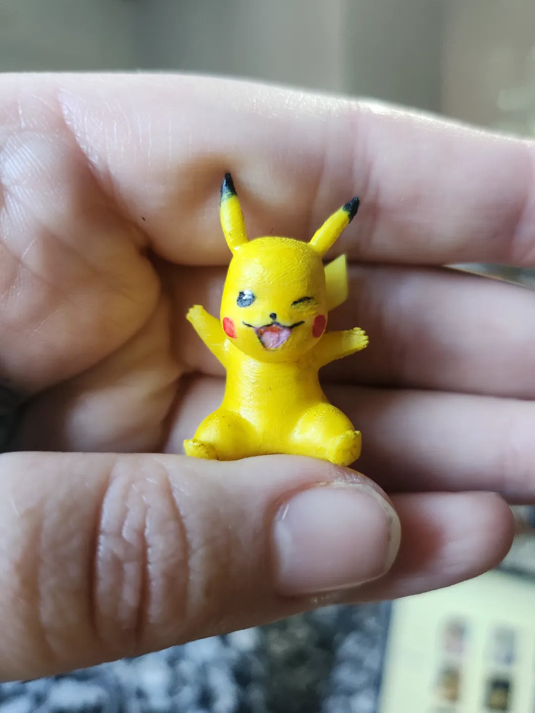 Pikachu car tyre valve stem caps 3D printed — Schnapps Caps Australia