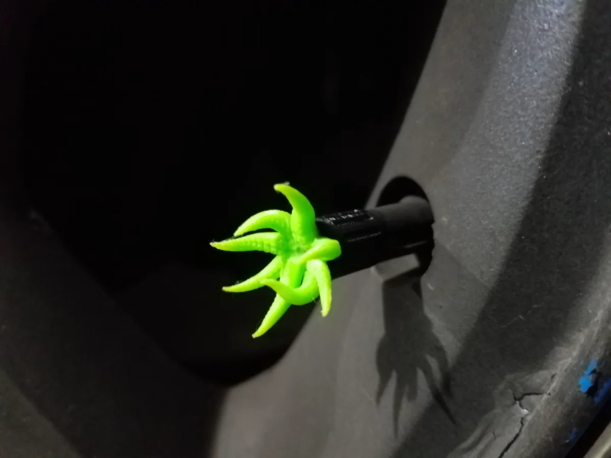 Tentacle Valve Cap 3D printed — Schnapps Caps Australia