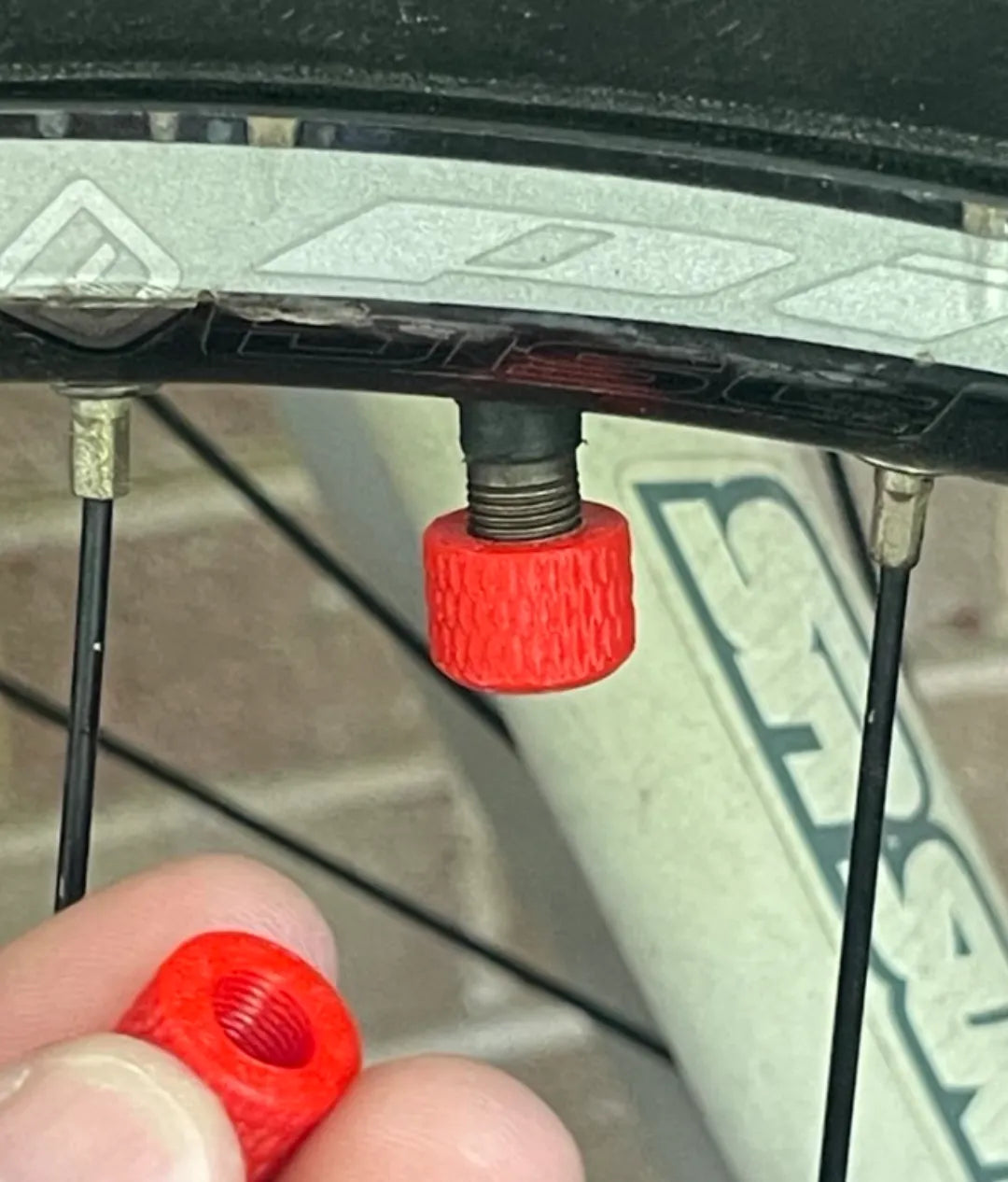 Low Profile Knurled Valve Stem Caps 3D printed — Schnapps Caps Australia