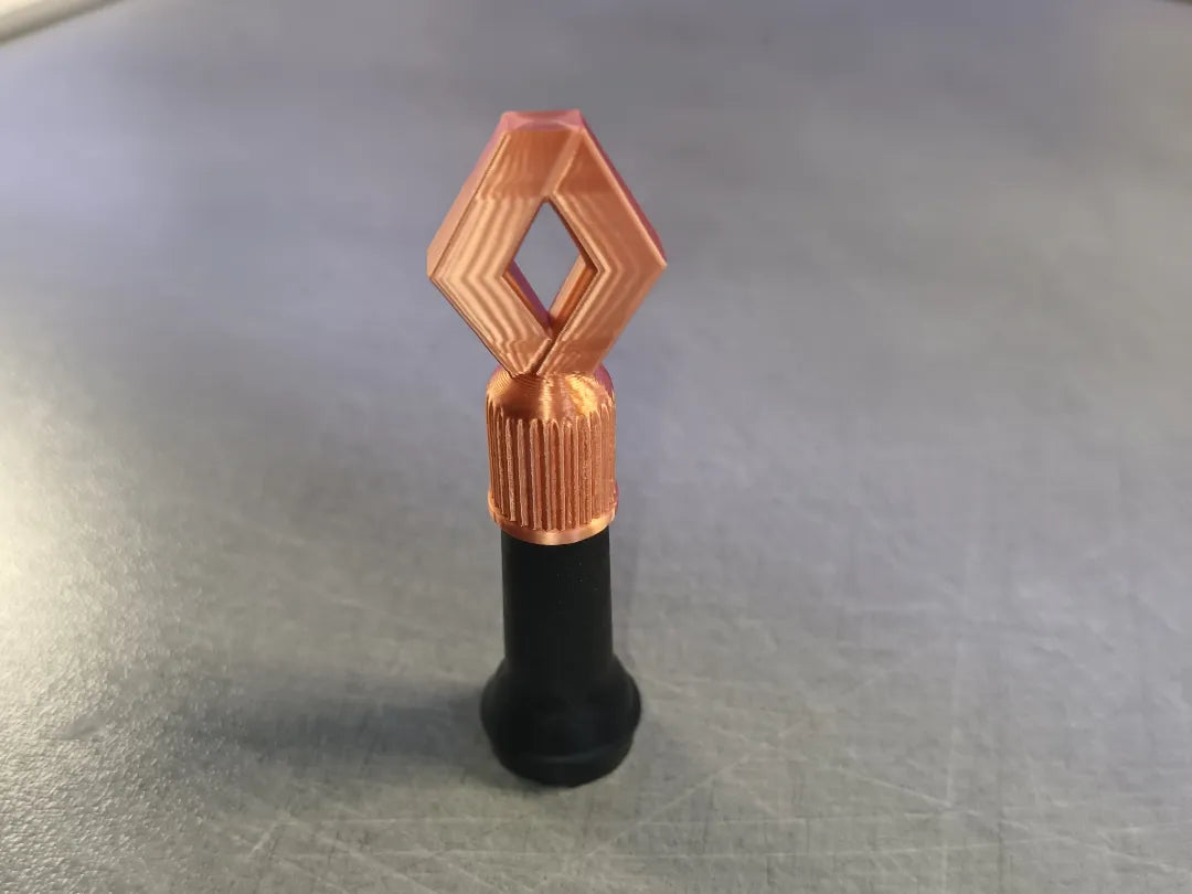 Renault tire valve cap 3D printed — Schnapps Caps Australia