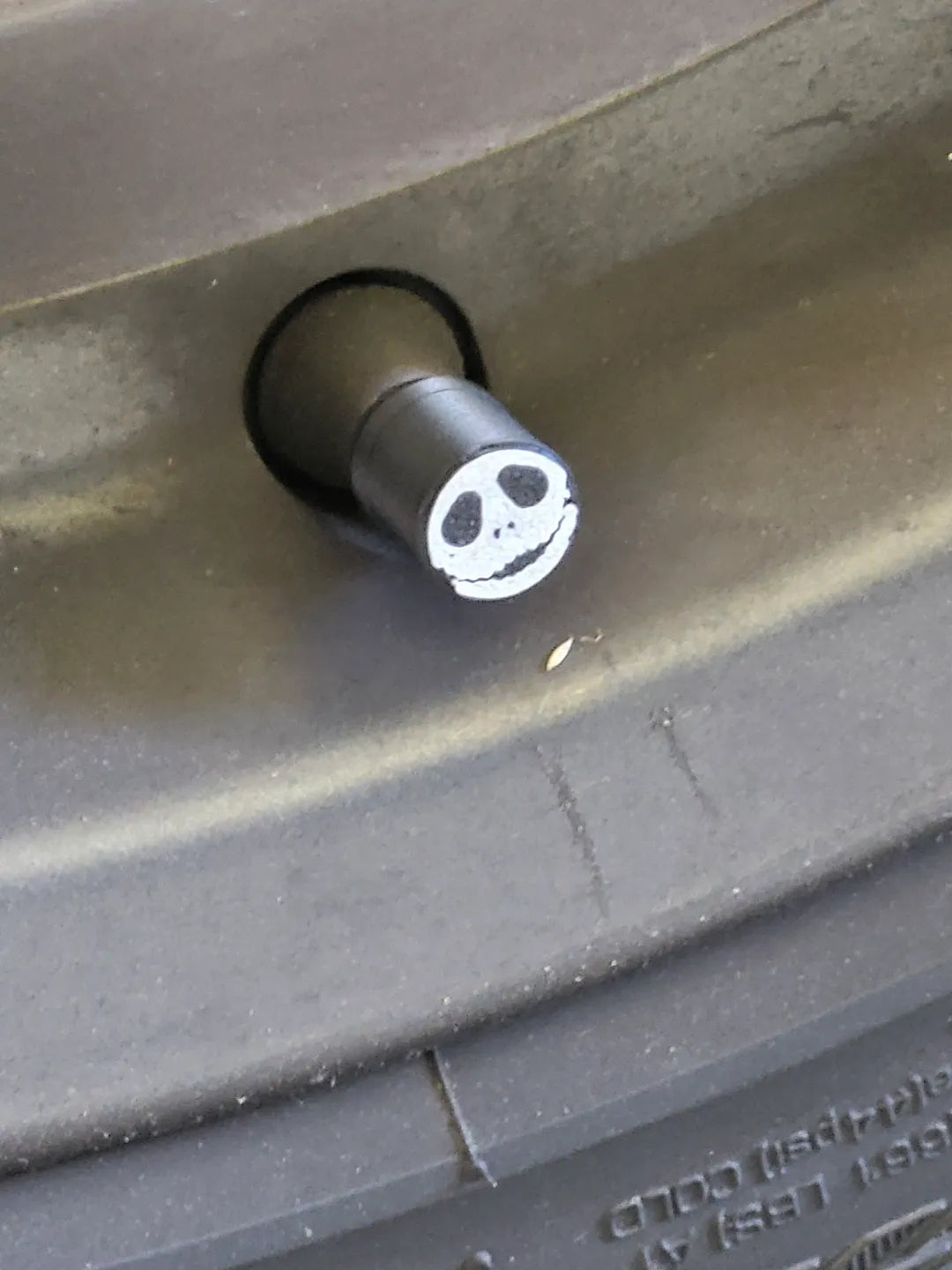 Jack Skellington Valve Stem Cap Covers 3D printed — Schnapps Caps Australia