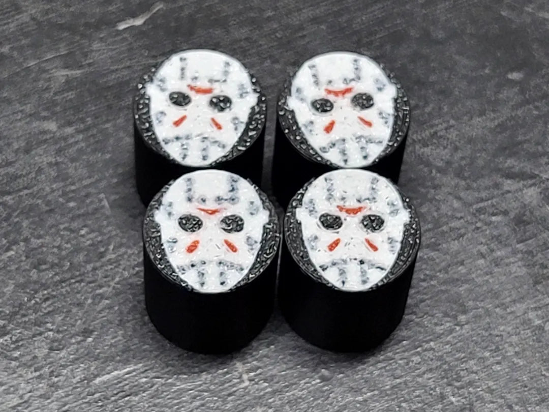 Jason Voorhees Valve Stem Cap Covers 3D printed — Schnapps Caps Australia