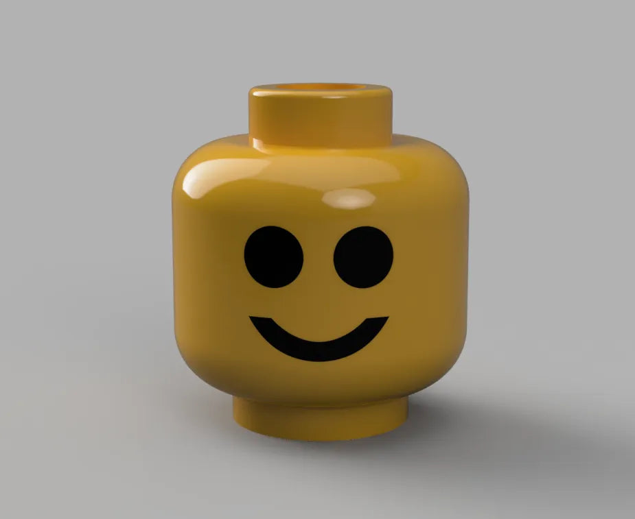 Valve Cap minifig head 3D printed — Schnapps Caps Australia