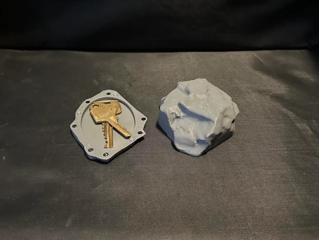 Magnetic Rock Hide A Key Emergency Hiding Spot 3D printed — Schnapps Caps Australia