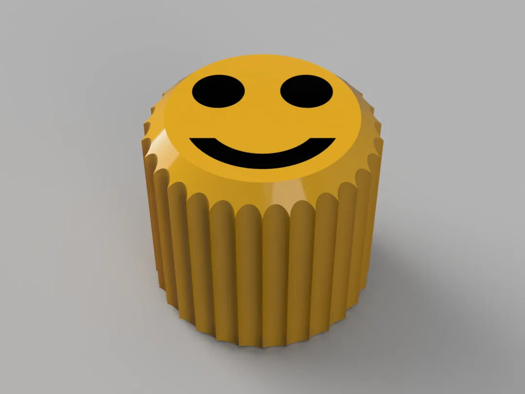 Valve Cap Smiley 3D printed — Schnapps Caps Australia