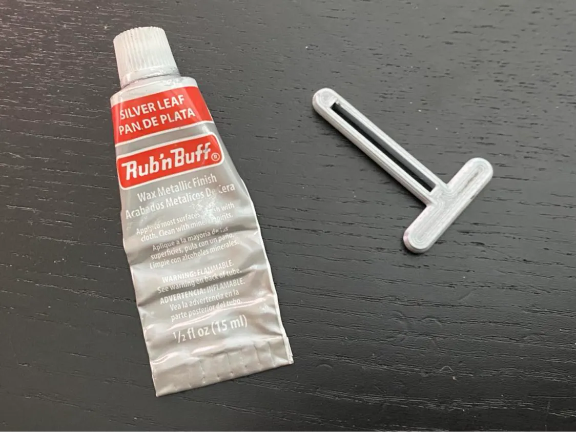 Rub & Buff Small Tube Key - Get Every Drop 3D printed — Schnapps Caps Australia