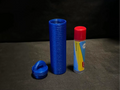 Textured Chapstick Threaded Stash - Lanyard Ready 3D printed — Schnapps Caps Australia
