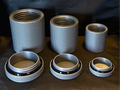 Tall Rugged Threaded Container Set - TPU Gaskets