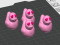 Rubber Duck Love Threaded Tire Valve Caps 3D printed — Schnapps Caps Australia