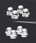 Stormtrooper Tire Valve Stem Cap - Horizontal 3D printed — Schnapps Caps Australia