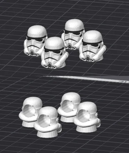 Stormtrooper Tire Valve Stem Cap - Horizontal 3D printed — Schnapps Caps Australia