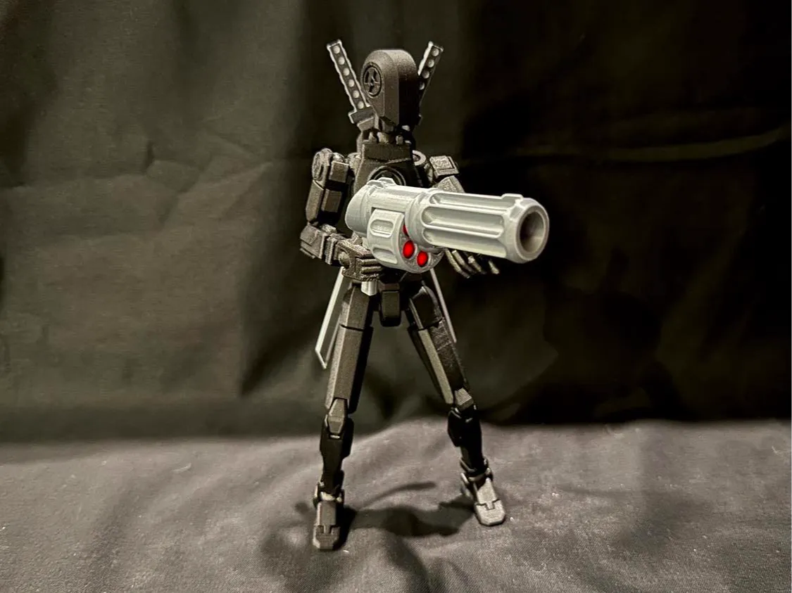 Tactical Nuke Sidearm - 150% Scale Dummy 13 Figure 3D printed — Schnapps Caps Australia