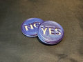 Quick Choice - YES or NO Coin - 2 Colors - 40mm