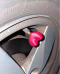 Valve Caps Valentine's Day Heart Car Wheel Cap 3D printed — Schnapps Caps Australia