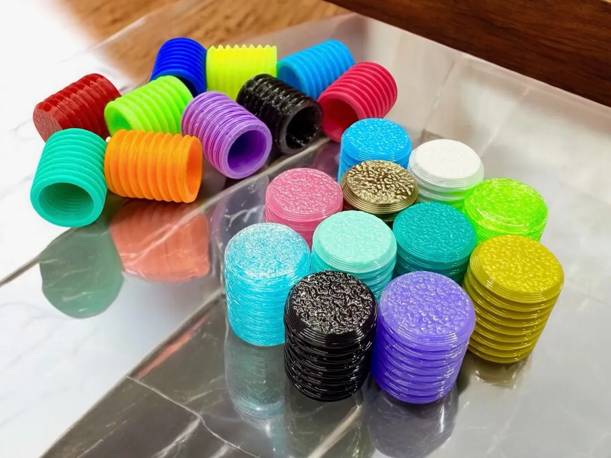 Valve cap design thread 3D printed — Schnapps Caps Australia