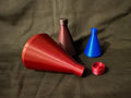 Potion Bottle - Beaker -  Threaded Caps - 3 Sizes