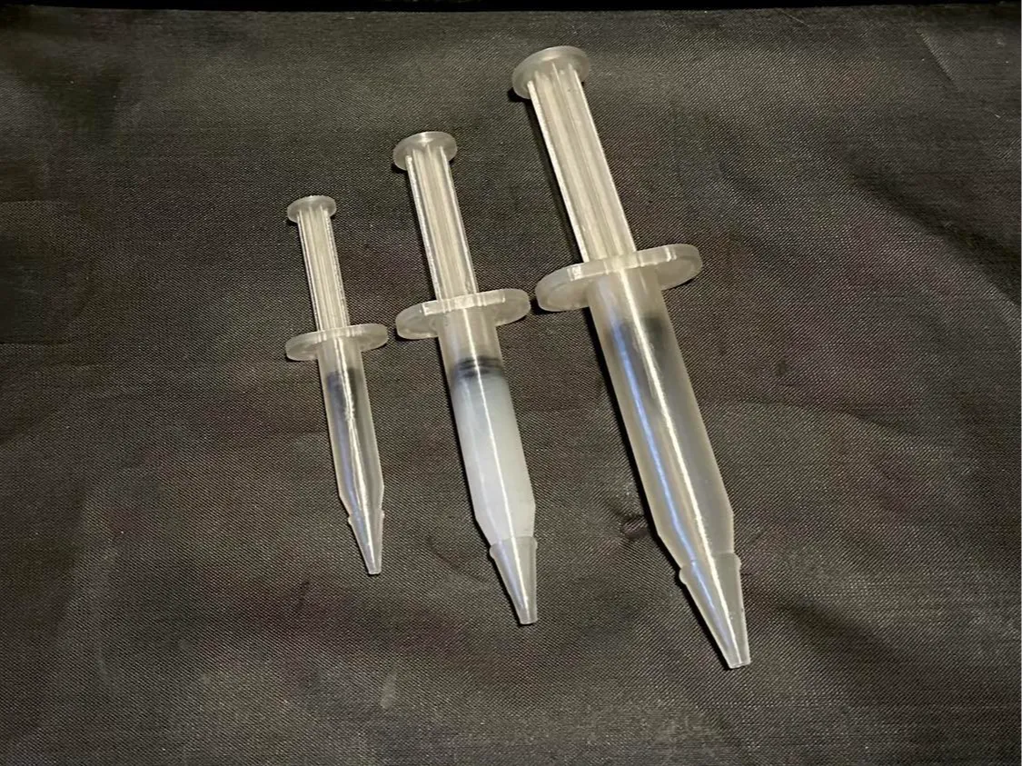 Precision Grease Syringes - 3 Sizes - TPU Plunger