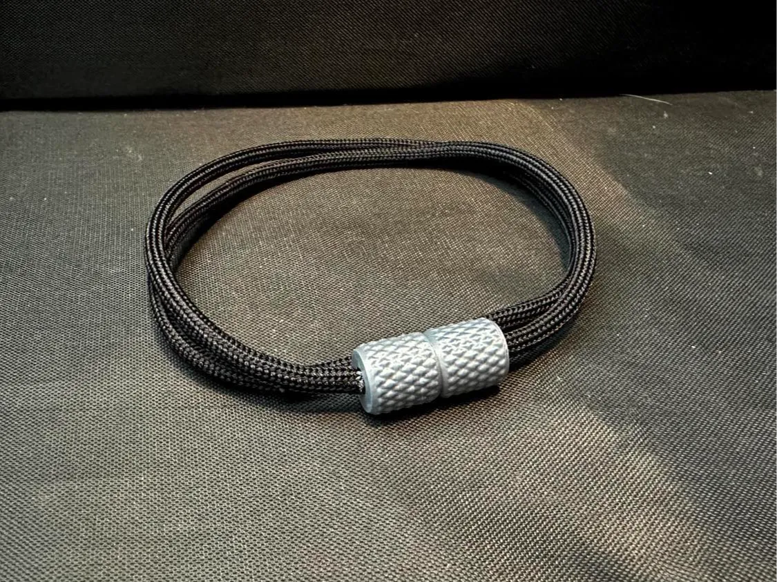550 Paracord Threaded Connector - Anti Twist 3D printed — Schnapps Caps Australia