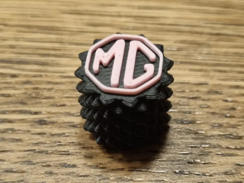 Tire valve cap MG 3D printed — Schnapps Caps Australia