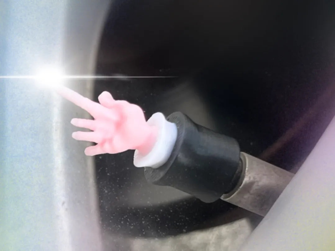 Strong Hand Tyre Cap 3D printed — Schnapps Caps Australia