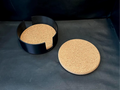 Round Coaster Caddy For Cork Coasters 3D printed — Schnapps Caps Australia