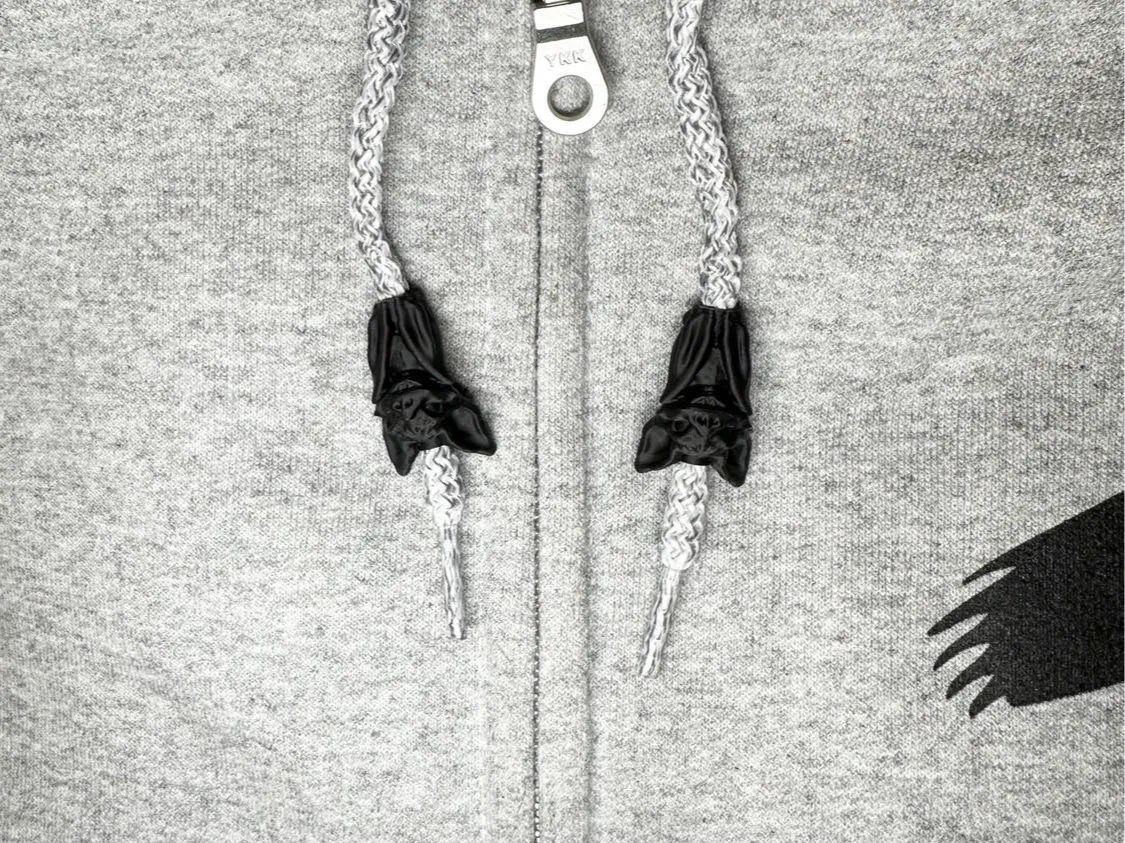 Hanging Bats Hoodie Drawstring Beads 3D printed — Schnapps Caps Australia