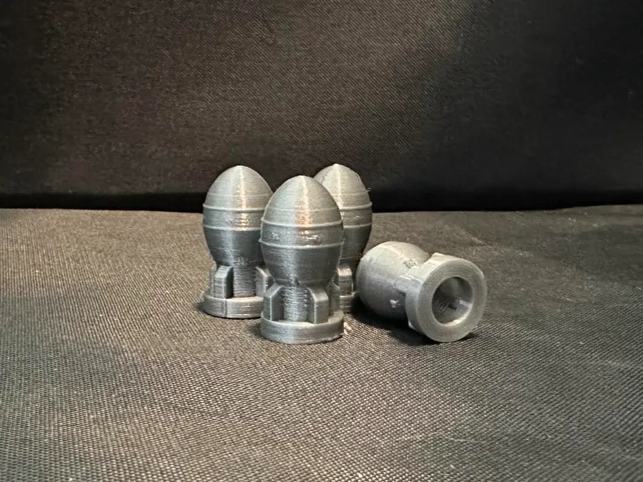 Fallout Mini Nuke Valve Stem Caps - Cars & Bikes 3D printed — Schnapps Caps Australia
