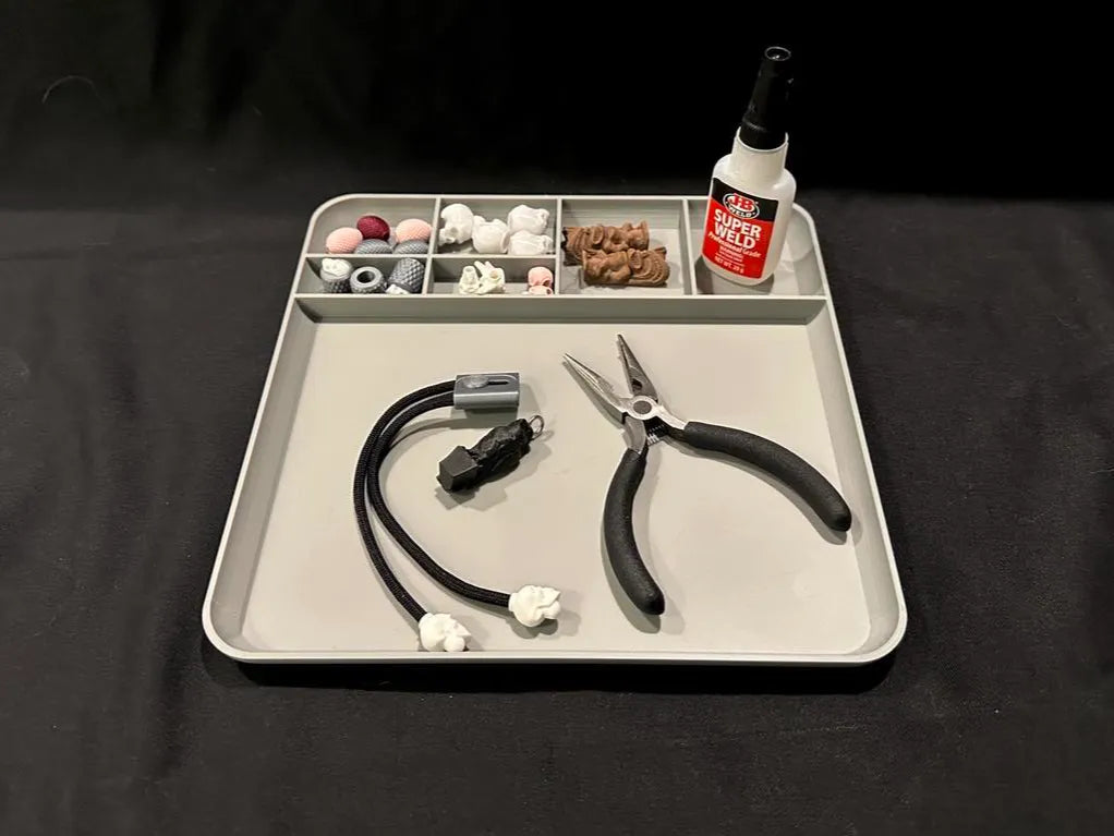 "Lunch Tray" - Craft & Project Organizer - 3 Sizes 3D printed — Schnapps Caps Australia