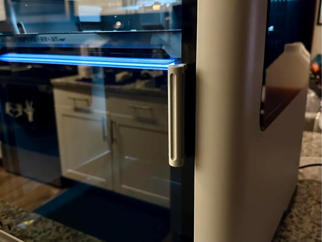 H2D Glass Door Pull Handle Upgrade - Two Styles 3D printed — Schnapps Caps Australia
