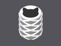 Tire Valve Cap with Cat Icon 3D printed — Schnapps Caps Australia