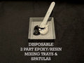 2 Part Epoxy Resin Mixing Trays & Spatulas 3D printed — Schnapps Caps Australia
