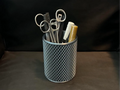 High Detail Inset Knurl Desk Organizer Pen Holder 3D printed — Schnapps Caps Australia