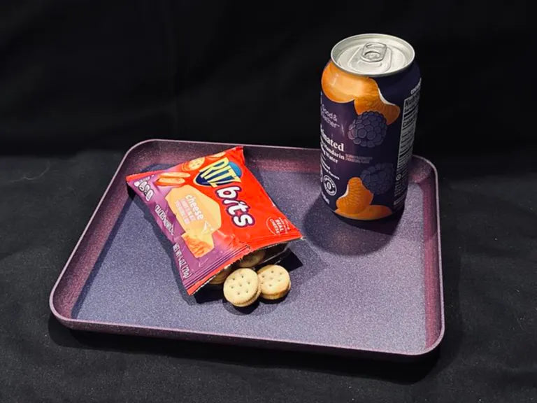 Large Durable Modern Snack & Beverage Tray 3D printed — Schnapps Caps Australia
