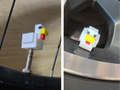Minecraft Chicken - Valve Cap 3D printed — Schnapps Caps Australia