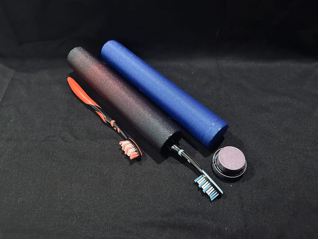 Threaded Storage Tube - Toothbrush - Pencils - Etc 3D printed — Schnapps Caps Australia