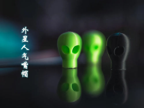 Alien-Head Valve Cap | Universal Model 3D printed — Schnapps Caps Australia