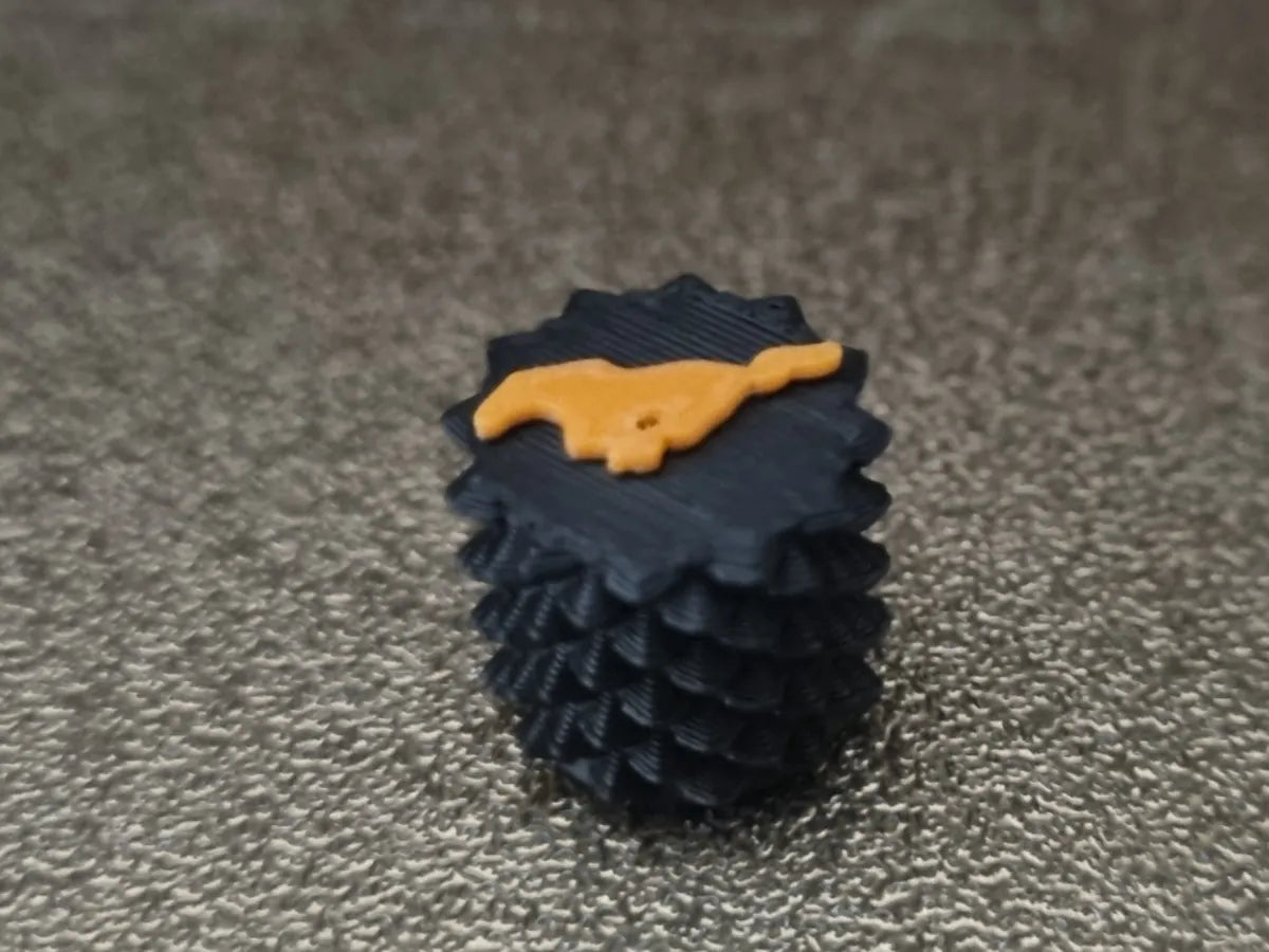 Tire valve cap MUSTANG logo