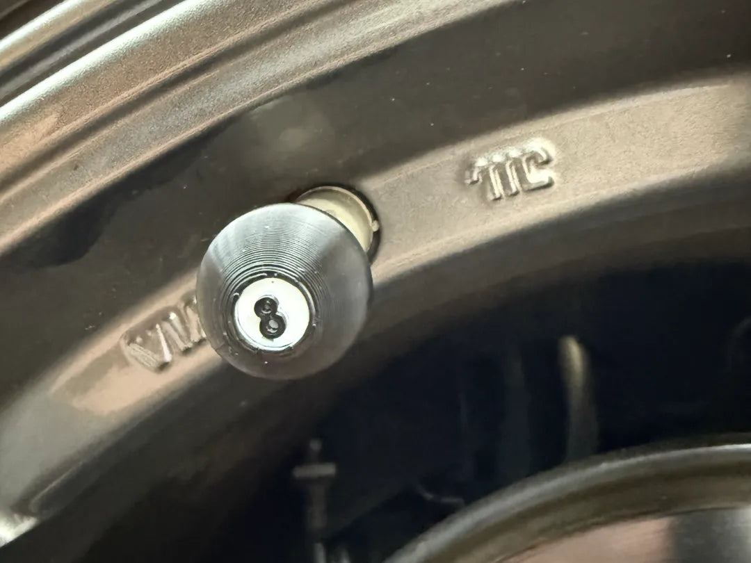 Valve stem caps : 8 ball! 3D printed — Schnapps Caps Australia