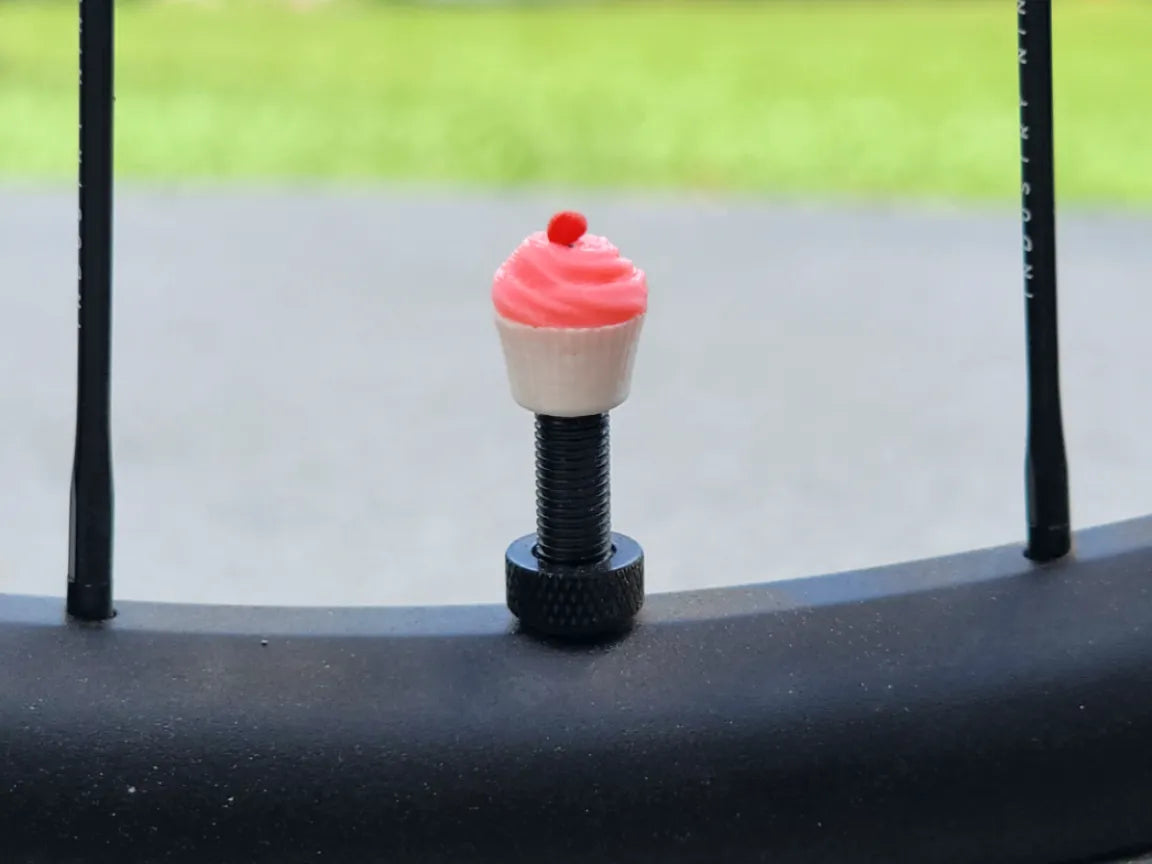 Cupcake Valve Caps! Car&Bicycle! Schrader & Presta 3D printed — Schnapps Caps Australia