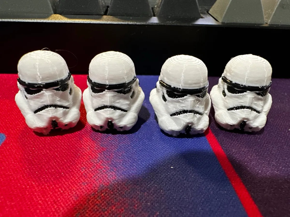 Stormtrooper Valve Stem Cover Cap 3D printed — Schnapps Caps Australia