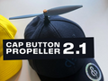 Cap Button Propeller 3D printed — Schnapps Caps Australia