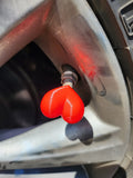 Heart Shaped Valve Cap 3D printed — Schnapps Caps Australia