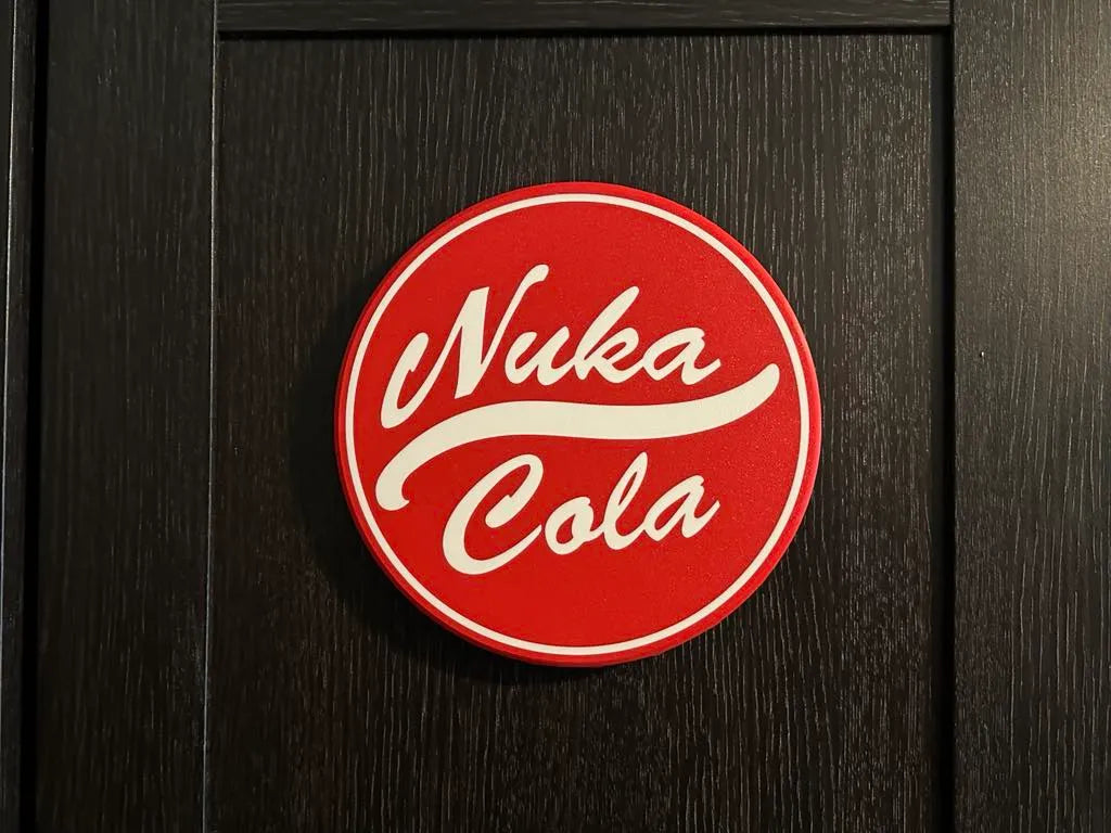 Nuka Cola Giant Bottle Cap Wall Art - 2 Color 3D printed — Schnapps Caps Australia