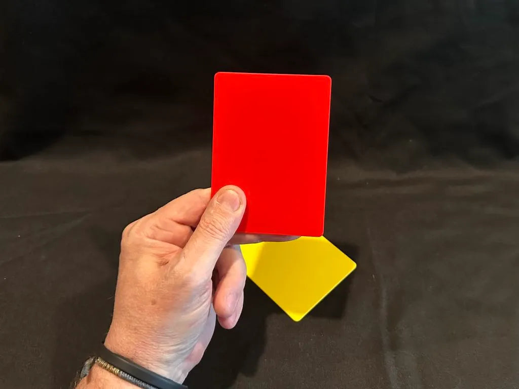 Referee Red & Yellow Cards - PLA & PETG Profiles