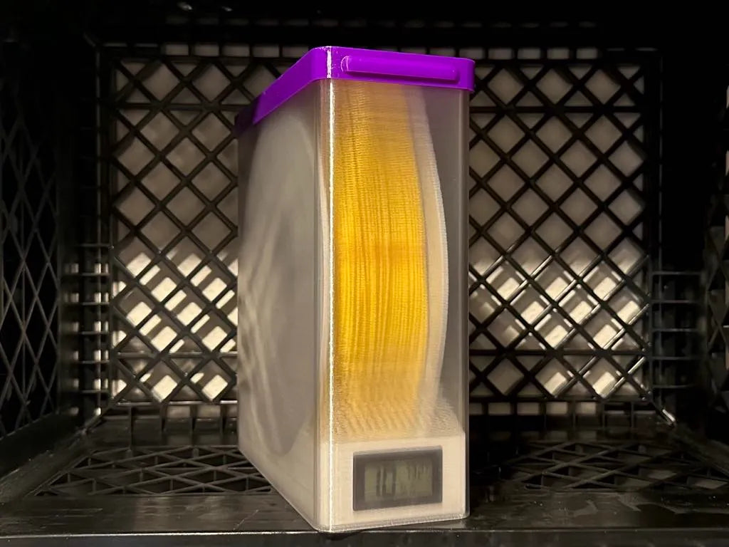 Filament Spool Dry Box - PETG Box - TPU Lid