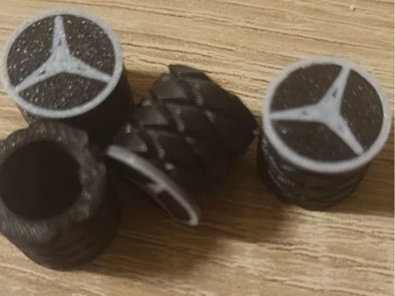 Mercedes Benz valve cap 3D printed — Schnapps Caps Australia