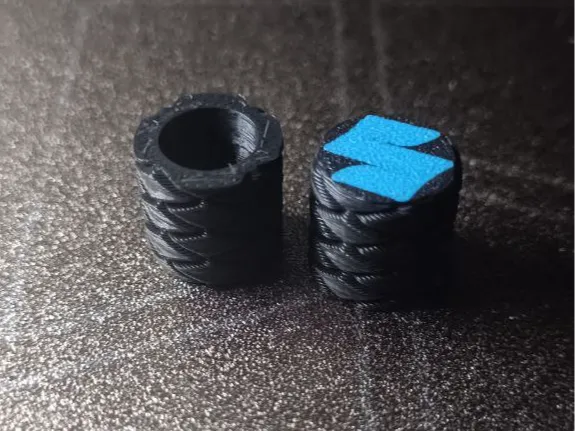 valve cap Suzuki 3D printed — Schnapps Caps Australia